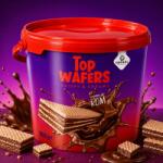 TOPGEL TOP WAFERS Kakaó-Rum Ízű Nápolyi 900g
