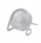 Platinet Asztali ventilátor Usb szélmalom Mini hordozható szélmalom fehér (PTF322W)
