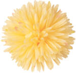Valex Decor Krizantém selyemvirág fej, 14cm - Sárgás krém (LD083-03)