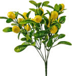 Valex Decor Citrom bokor, 15 fejes, 34cm magas - Világos citromsárga (LD092-01)