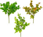Valex Decor Pénzlevelű pilea műnövény, 5 ágú, 40cm magas - 60db-os mix (LD079)