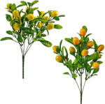 Valex Decor Citrom bokor, 15 fejes, 34cm magas - 60db-os mix (LD092)