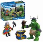 Playmobil - Jucarie de rol Trol si cavaler Leu cu comoara (PM72116)
