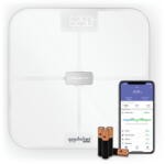 Tefal Cantar Cantar inteligent Tefal Goodvibes Sport BM9740F0, greutate maxima 200 kg, 17 indicatori de masurare, sincronizare cu aplicatia Google Fit, Apple Health si/sau Fitbit, sticla securizata tratata  Cantar baie