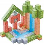 Doris Mágneses építőkockák 3D építőkockák Pixelek 100 db-os házikó szett 3+ (HM328221 Edukacyjne Bloczki Minecraft)