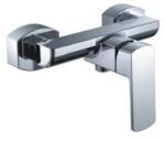 Gehler Baterie dus Gehler Quadrat cromat 9292592C cu accesorii ( para de dus mobila, furtun flexibil, agatatoare de dus ) (9292592C)