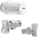 FERRO Set robineti radiator coltari 1/2 cu cap termostatic Ferro ZTM08 (ZTM08)