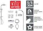 Gehler Set de duș Gehler QUADRAT ZH904 INOX Classic (041029-026)