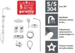 Gehler Set de duș Gehler ELLIPTIS ZH507 INOX - 2 funcții (041029-025)