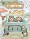 Little Dutch Set de autocolante reutilizabile - Jim si Rosa - Safari Friends - Little Dutch