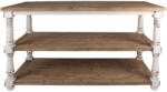 Clayre & Eef Masa dining lemn masiv alb maro vintage 180x100x85 cm (5H0752)