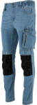 LAHTI PRO Pantaloni de lucru tip blugi slim fit Lahti PRO M, elastici, 9 buzunare (L4054702)
