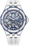 Edox Ceas bărbătesc EDOX Delfin Mecano Skeleton 85303-357BUCAB-BUIRB Ceas