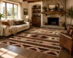 LOTOS Covor Clasic, Lotos 15080, Bej Grena, Diverse Dimensiuni (2211698926420) Covor