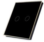 HomeVast Telecomanda RF cu contact tactil, 2 canale, negru - Model SM-R602-B (SM-R602-B)