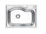 Melanstar Erga Hd, 1 rekeszes acél mosogató 580x430x160 mm, MicroDekor felülettel (MEL5843MD)