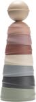 BIBS Jucărie Turnul Wobbly BIBS, Pastel Rainbow (4100100)