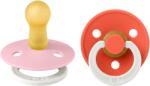 BIBS Set 2 suzete fosforescente BIBS Colour Glow Latex - Culori și mărimi variate (120478)