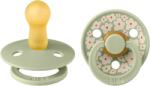 BIBS Set 2 suzete BIBS Colour Studio Collection Flower Latex - Tetină rotundă (12017104)