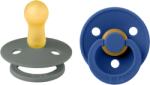 BIBS Set 2 suzete BIBS Colour Latex, tetină rotundă, 6 luni - Culori variate (120434)