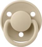BIBS Suziță BIBS de lux din latex, tetină rotundă, 6 luni, vanilla (1210245C)