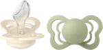 BIBS Set 2 suzete BIBS Couture Silicon cu tetină anatomică - Culori variate (1710309)