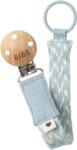 BIBS Lănțișor BIBS cu clip pentru suzetă, Baby Blue/Ivory (9401112)