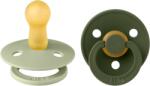 BIBS Set 2 suzete BIBS Colour Latex, tetină rotundă - Mărimi de la 0 la 6 luni (120212)