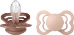 BIBS Set 2 suzete BIBS Supreme Silicon cu tetină simetrică - Culori și mărimi variate (260337)