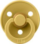 BIBS Suzetă BIBS Colour din latex, tetină rotundă, 0 luni, mustard (100254C)