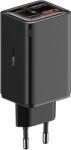 Baseus Hálózati töltő Baseus GaN6 Pro 65W 2 x Usb-c 2 x Usb-a fekete (GaN6)