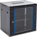 AsyTech Rack perete 12U 19' 600x450, negru, seria economica - ASYTECH Networking ASY-12U-6045WL (ASY-12U-6045WL)