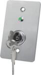 CSAccess Buton de iesire cu cheie, montaj ingropat, inox, LED, NO-NC-COM, 86 x 50 mm CSK-508SLED (CSK-508SLED) - proton