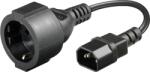  Cablu alimentare IEC - SCHUKO, 20 cm IEC-SCHUKO-20 (IEC-SCHUKO-20) - proton