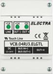 ELECTRA Doza derivatie video 4 iesiri, conectori RJ45, G3 - ELECTRA VCB. 04RJ3. ELGTL (VCB.04RJ3.ELGTL)