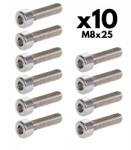  Rozsdamentes imbuszcsavar M8x25 DIN912 A2 10 db (03-6-IMB-M8X25-X10)