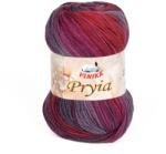 Vlnika Pryia 126 lila-piros-szürke, foltos kötőfonal, 100g/245m (PRYIA)