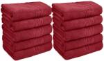 Ralex Pucioasa Pachet 10 prosoape baie 70x140 cm Bumbac 100%, Greek Border 500 grame/mp, Rosu Deschis (100.279-10-rosu-deschis) Prosop