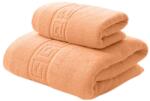 Ralex Pucioasa Set 2 prosoape baie 70x140 cm și 50x90 cm Bumbac 100%, Greek Border 500 grame/mp, Portocaliu (25.S-90567) Prosop