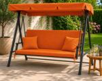 Ralex Pucioasa Saltea balansoar premium două segmente cu 2 perne 30x50 cm, 50x150 cm saltea, Portocaliu (7) (400.804-111477)