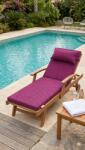 Ralex Pucioasa Saltea șezlong premium două segmente 60x190 cm + CADOU Pernă, Mov (2) (400.802-111386)