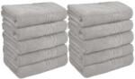 Ralex Pucioasa Pachet 10 prosoape baie 50x90 cm Bumbac 100%, Greek Border 500 grame/mp, Gri (100.280-10-gri) Prosop