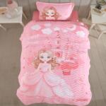 Clasy Cuvertură matlasată de pat 1 persoană 180x240 cm și Față pernă 50x70 cm, Clasy SWEET PRINCESS (300.166-sweet-princess)