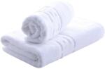 Ralex Pucioasa Set 2 prosoape baie 70x140 cm si 50x90 cm Bumbac 100%, Greek Border 500 grame/mp, Alb (25.S-alb) Prosop