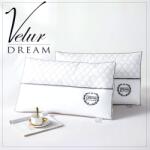 Ralex Pucioasa Pernă pană și puf de gâscă VELUR DREAM 50x70 cm, fața PERCALE bumbac 100% dublat cu poliuretan, Alb, Ralex Pucioasa (400.423)