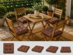 Ralex Pucioasa Set 4 pernute scaun interior / exterior 40 x 40 x 7 cm, Dungi, Pucioasa (400.805-110890)