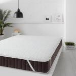 Ralex Pucioasa Protecție saltea pat 160x200 cm matlasată ultrasonic imperial impermeabilă, Alb, Pucioasa (ALX.42)