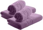 Ralex Pucioasa Set 4 prosoape baie 70x140 cm si 50x90 cm Bumbac 100%, Greek Border 500 grame/mp, Mov Opera (24.S-mov-opera) Prosop