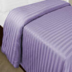 HomePuls Cearsaf de pilota 2 persoane Damasc Policoton dunga 1 cm, 180 x 220 cm, Lila Iris (ALX.58-lila-iris)