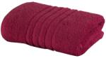 Ralex Pucioasa Prosop baie de fata 50x90 cm Bumbac 100% Bordura Linii 550 grame/m2 Rosu (100.83-BL-rosu) Prosop
